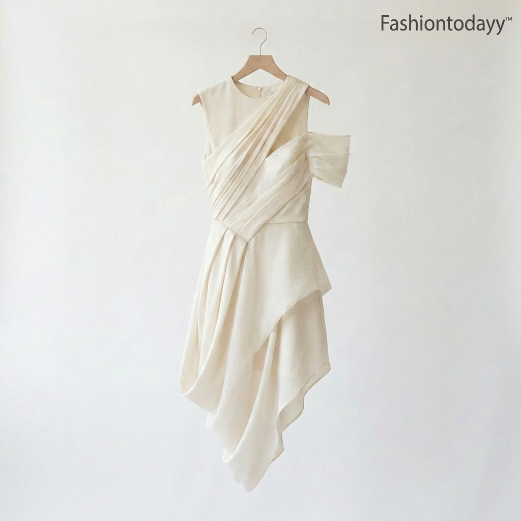Fashiontodayy™ Opalescence Asymmetrical Dress